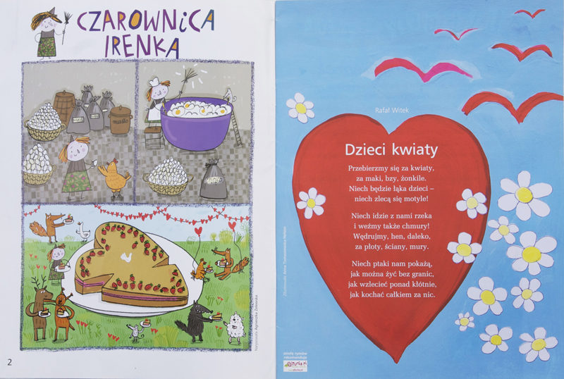 dzieci kwiaty